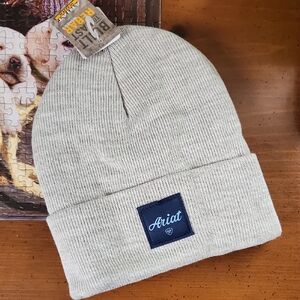 Ariat Light Tan Knit Beanie